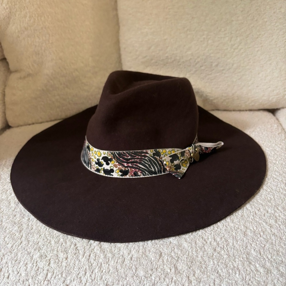 Disney Parks Brown Wool Large Sun Hat